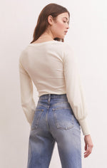 Load image into Gallery viewer, Rylen Long Sleeve Top in Sandstone
