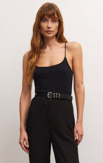 Load image into Gallery viewer, Anza Sparkle Cami in Black
