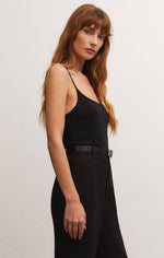 Load image into Gallery viewer, Anza Sparkle Cami in Black
