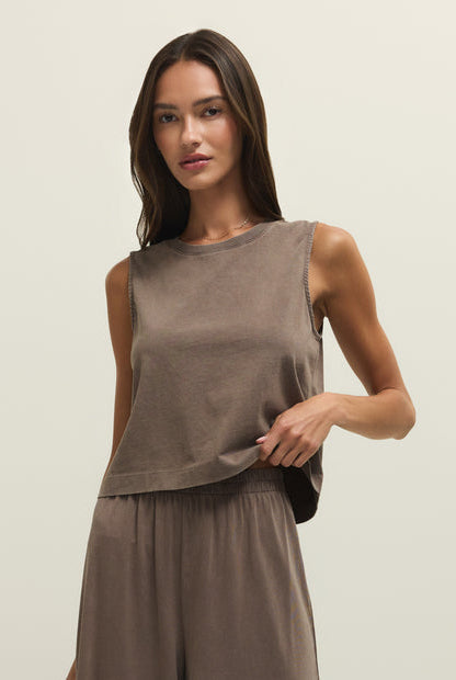 V-Neck Hardware One-Piece Swimsuit