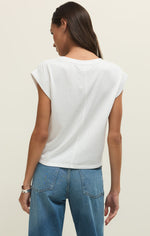 Load image into Gallery viewer, Camino Jersey Top in White

