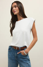 Load image into Gallery viewer, Camino Jersey Top in White
