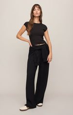 Load image into Gallery viewer, Soft Trace Second Skin Top in Black
