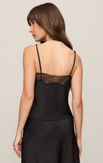 Load image into Gallery viewer, Kori Lace Cami in Black

