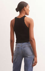 Load image into Gallery viewer, Oak Novelty Sweater Top in Black
