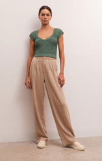 Load image into Gallery viewer, Prim Sweater Top in Emerald Isle
