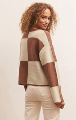 Load image into Gallery viewer, Rosi Blocked Sweater in Penny
