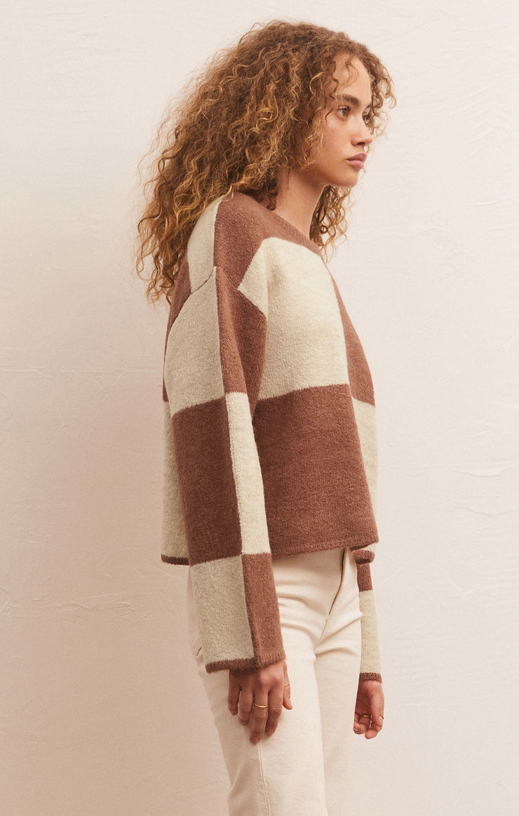 Rosi Blocked Sweater in Penny