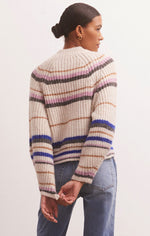 Load image into Gallery viewer, Desmond Stripe Sweater in Sandstone
