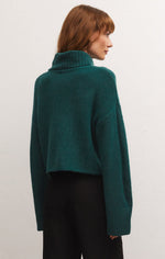 Load image into Gallery viewer, Ursa Sweater Top in Abyss
