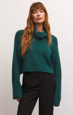 Load image into Gallery viewer, Ursa Sweater Top in Abyss
