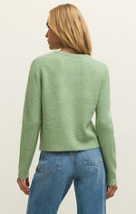 Load image into Gallery viewer, Medina Cozy Rib Cardigan in Appletini

