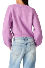 Load image into Gallery viewer, Mica Cardigan Sweater in Dusty Lavender
