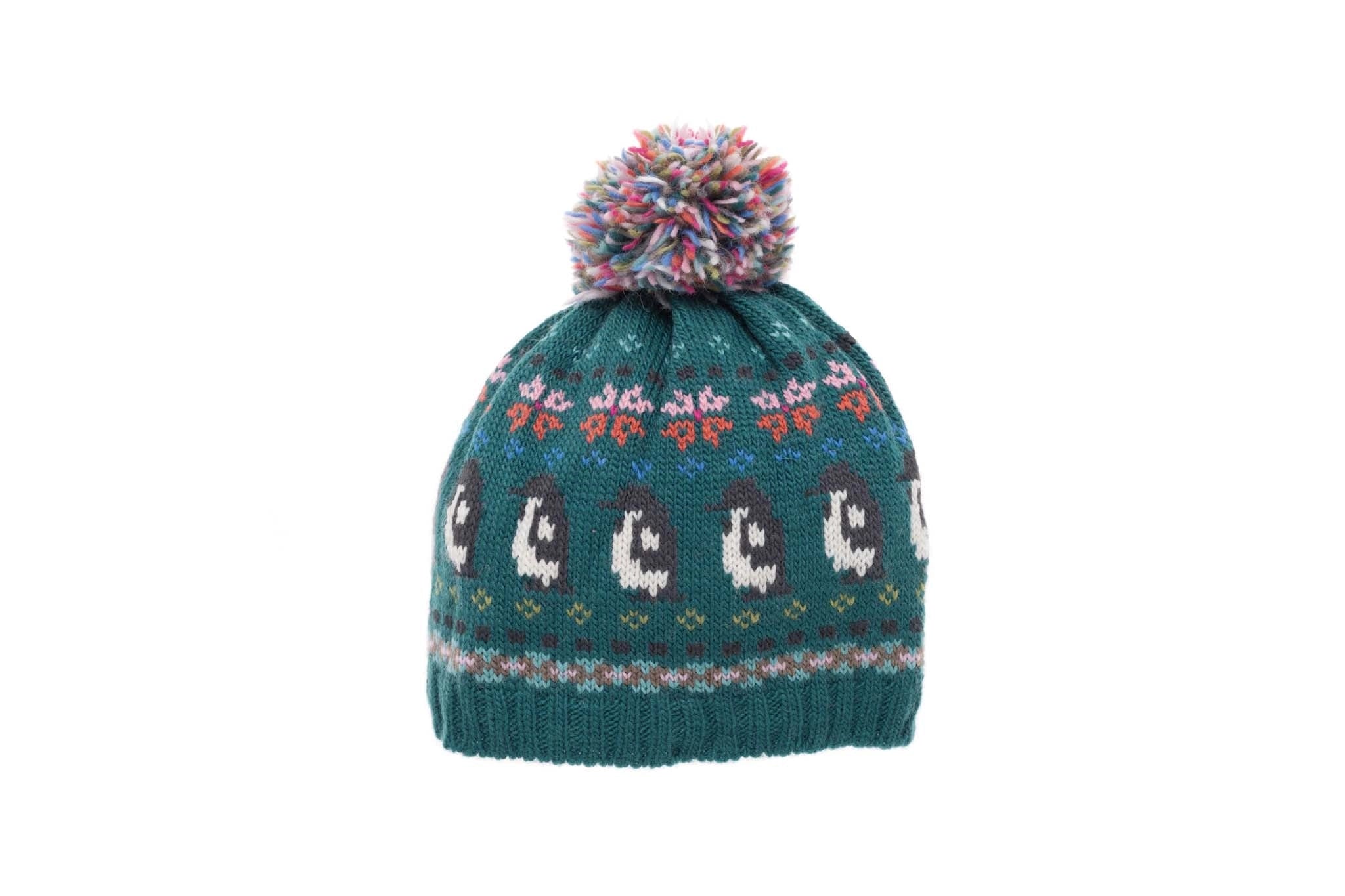 Penguin Party Hat in Teal