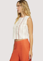 Load image into Gallery viewer, Costa Mirage Top in Red/Natural
