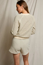Load image into Gallery viewer, Alexi French Terry Crew Sweatshirt in Natural
