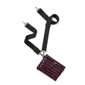 Bum Bag 2.0 in Aubergine Patent