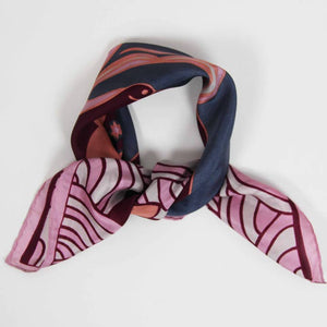 Mini Agami Scarf in Bordeaux