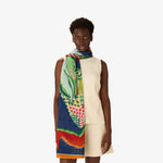 Load image into Gallery viewer, Croco Scarf in Duck Blue
