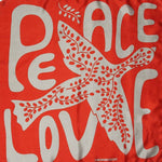 Load image into Gallery viewer, Mini Peace and Love Scarf in Orange
