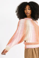 Load image into Gallery viewer, Batwing Sparkle Sweater in Pink
