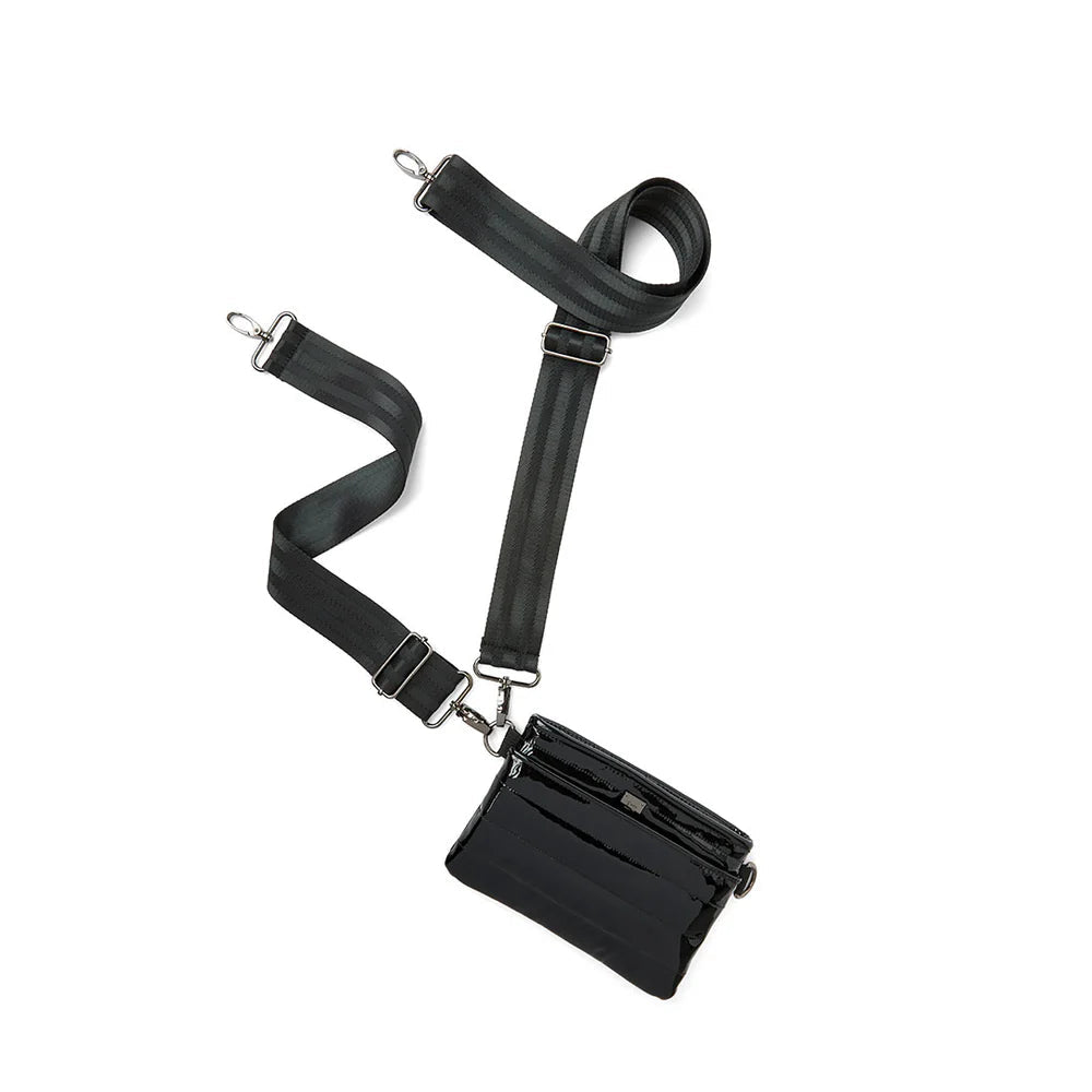 Bum Bag Crossbody in Black Mirror