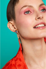 Load image into Gallery viewer, Long Shine Earrings in Multi/Yellow
