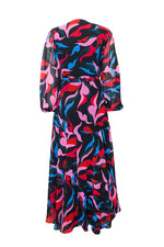 Load image into Gallery viewer, Bridge Maxi Dress in Multi Squiggle Leaves
