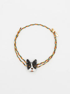 B&W French Bulldog Charms Bracelet