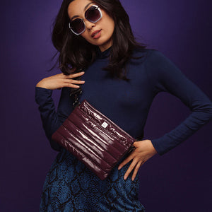 Bum Bag 2.0 in Aubergine Patent