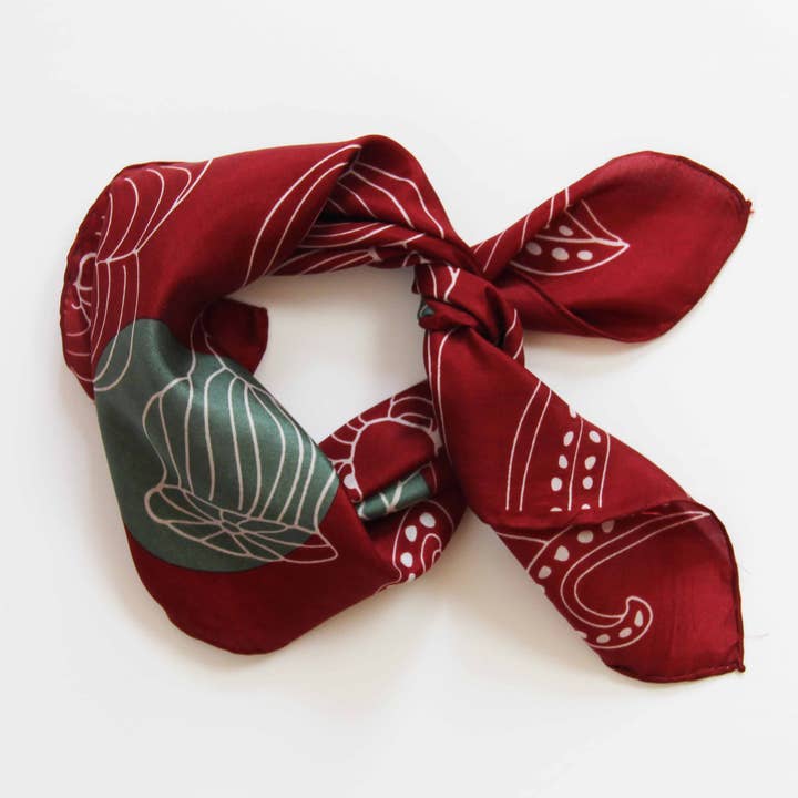 Mini Mandalay Scarf in Red