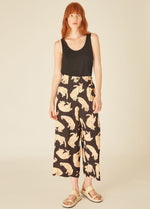 Load image into Gallery viewer, Cats Culotte in Black/Tan
