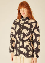 Load image into Gallery viewer, Cats Raincoat in Black/Tan
