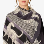 Load image into Gallery viewer, Les Cheris Scarf in Black
