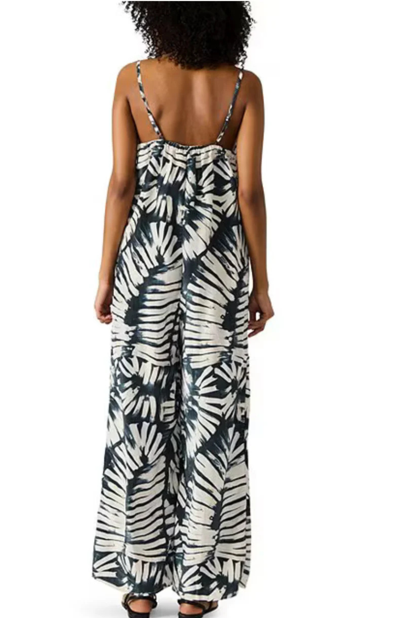 Desdemona Jumpsuit in Black/White