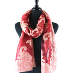 Load image into Gallery viewer, Shanghai Night Scarf in Red Gold

