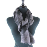 Load image into Gallery viewer, Shanghai Night Scarf in Silver Black
