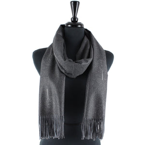 Small Tree of Life Scarf in Black