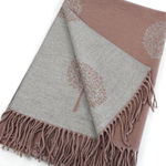 Load image into Gallery viewer, World Tree Scarf in Mauve
