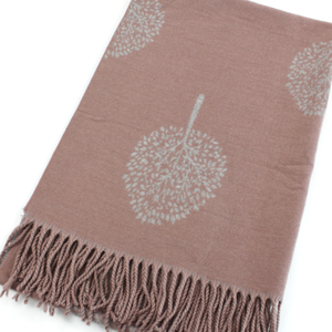 World Tree Scarf in Mauve
