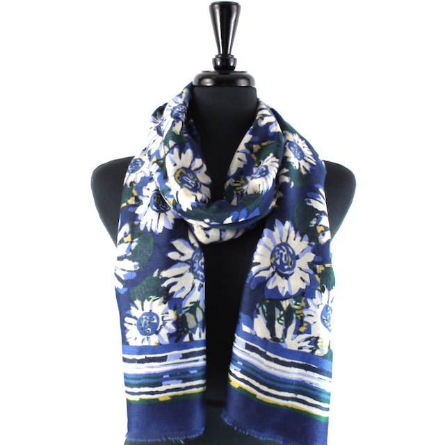 Meadow Fun Scarf in Blue