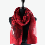 Load image into Gallery viewer, Shanghai Night Scarf in Red
