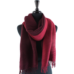 Load image into Gallery viewer, Bryce Canyon Pleated Ombre Scarf in Wine
