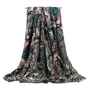 Monarch Luster Scarf in Green