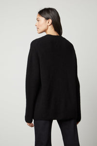 Britt Oversized Cardigan in Black