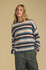 Load image into Gallery viewer, Mae Striped Cashmere Sweater in Multi
