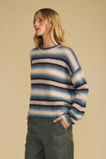 Load image into Gallery viewer, Mae Striped Cashmere Sweater in Multi
