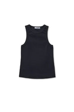 Load image into Gallery viewer, Daphne Rib Tank in True Black
