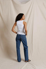 Load image into Gallery viewer, Daphne Rib Tank in White
