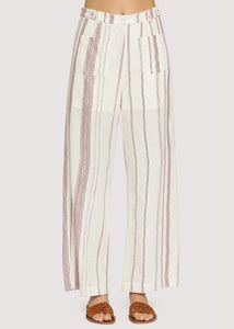 Costa Mirage Pants in Red/Natural